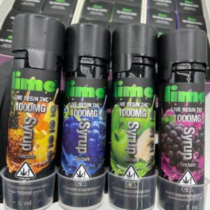 Lime Live resin THC syrups